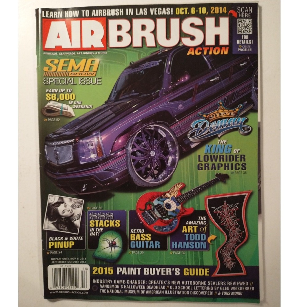 Airbrush Action Magazine Sep Oct 2014 SEMA Special Issue Steve Deman Todd Hanson